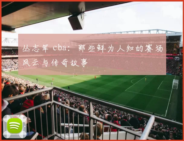 丛志军 cba:那些鲜为人知的赛场风云与传奇故事